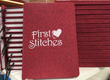 First Stitches Red Journal