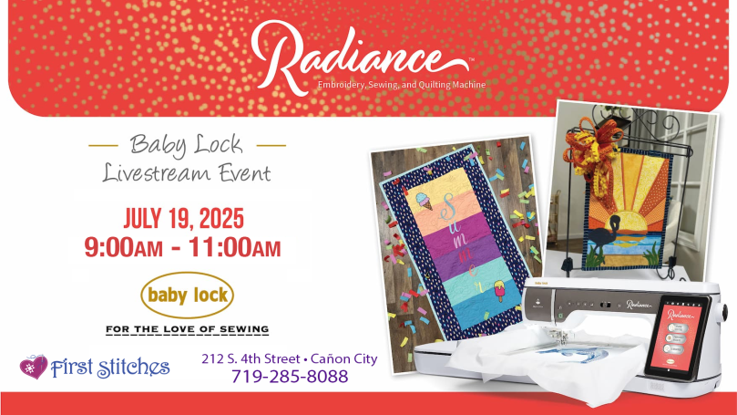 baby lock radiance live stream event