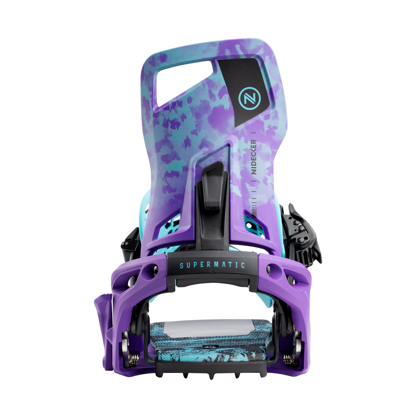 Nidecker Supermatic Snowboard Bindings Joker Purple 2025