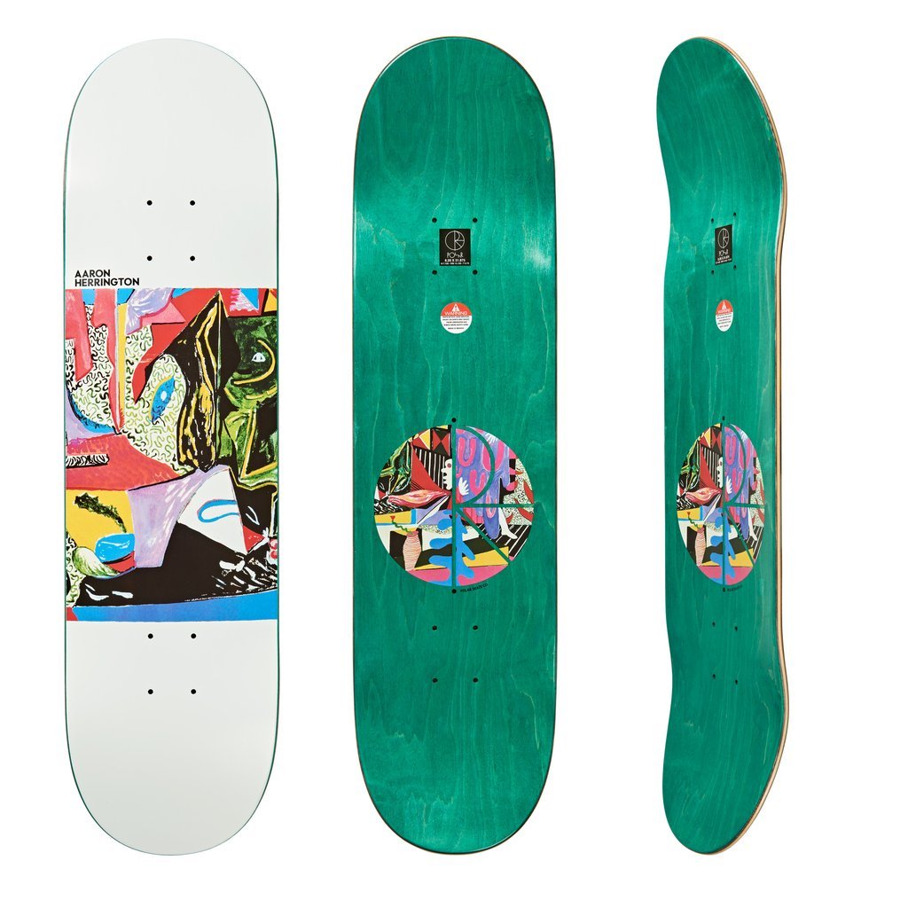 POLAR ！ 8.25 x 31.875 OR-WorldDominationWhite8.5WW.