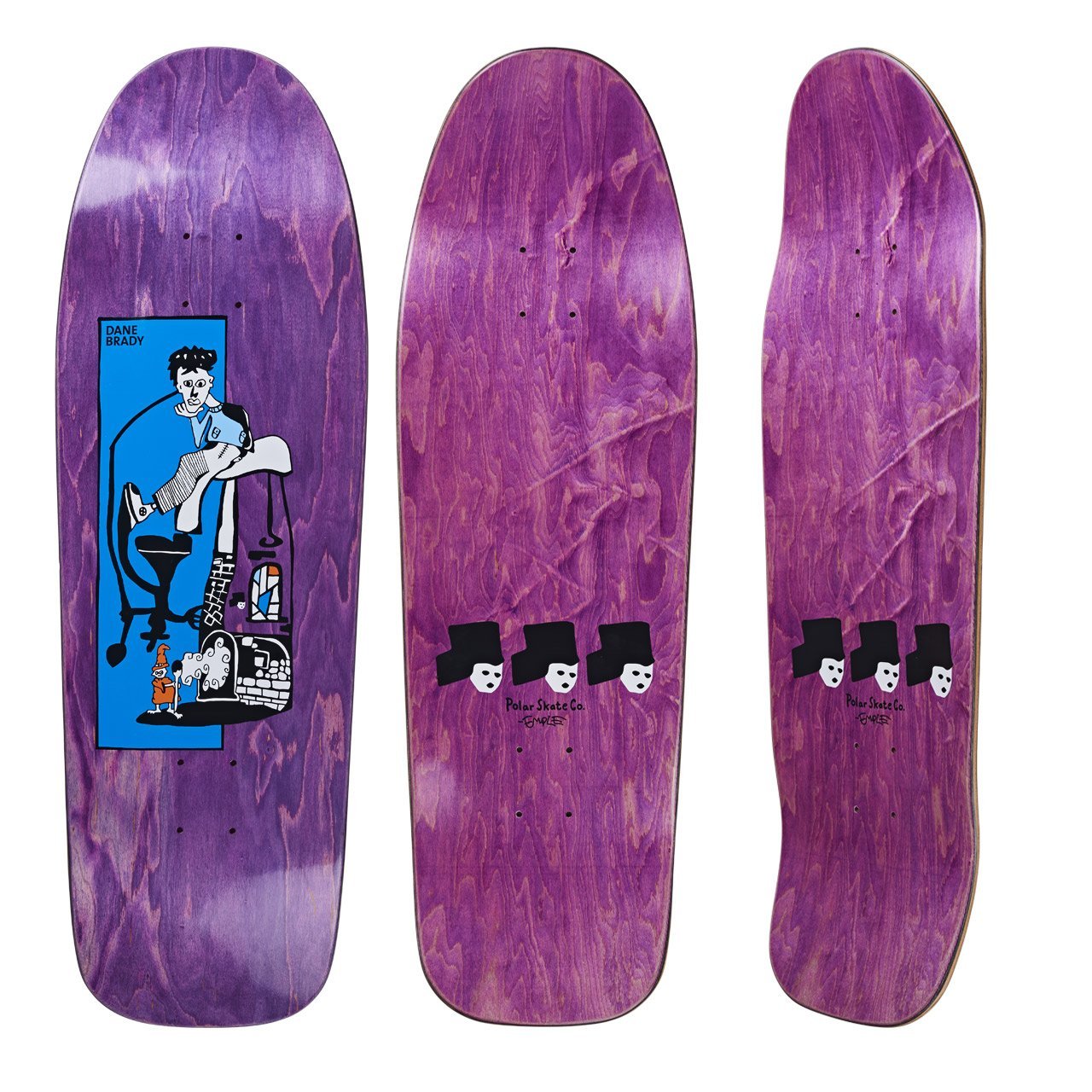 POLAR SKATEBOARD DANE BRADY 9.64 インチ デッキ POLAR SKATEBOARD DANE BRADY 9.64 インチ デッキ