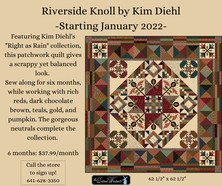 The Quilted Windmill Full service quilt shop Pella, IA