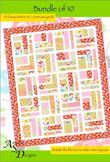 Bundle of 10 Fat Quarter Quilt Pattern - 616913540344