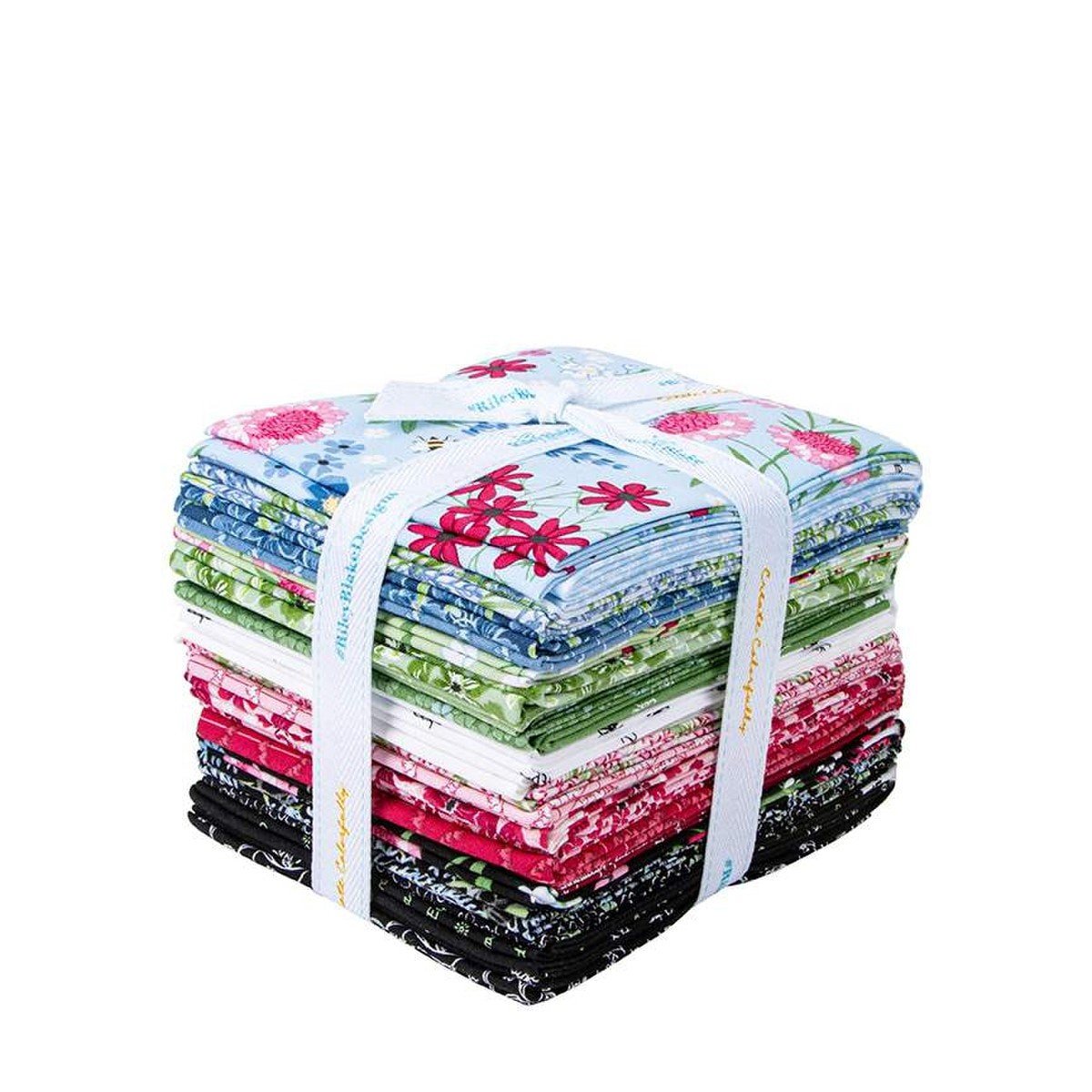 Fat Quarter Denim Fabric Bundle - 100% Cotton Craft Cloth