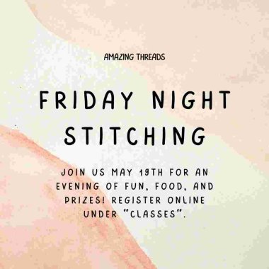 friday night stitching