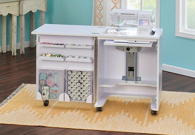 TAILORMADE COMPACT Sewing Machine Cabinet / White C-W001