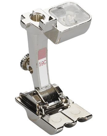 BERNINA FOOT #59C Double Cord  4-6 mm