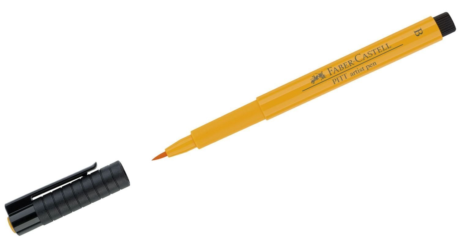 Faber-castell pitt artist brush pen Dark chrome Yellow (4005401674092)