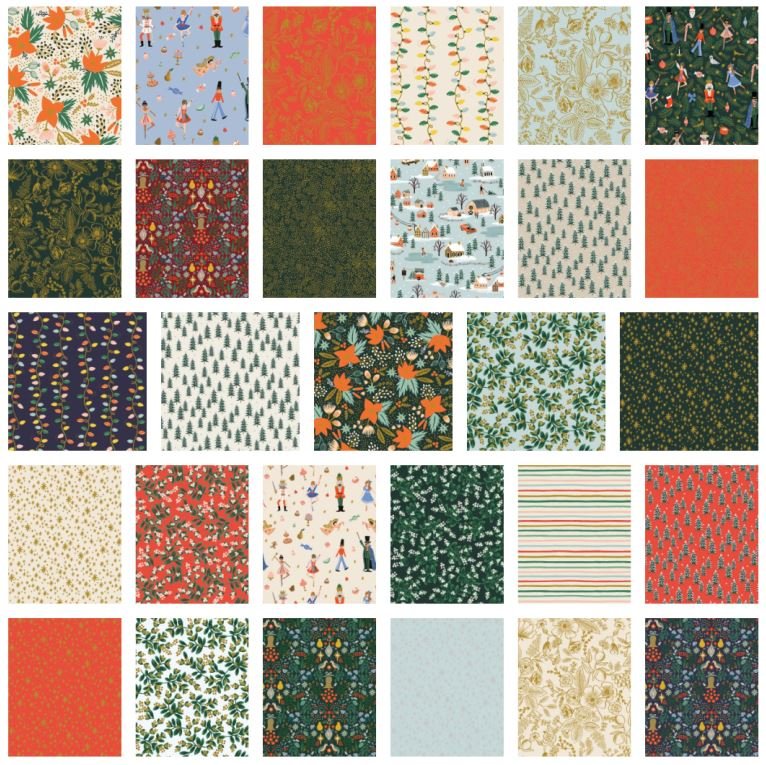 Rifle Paper Co Holiday Classics Jelly Roll