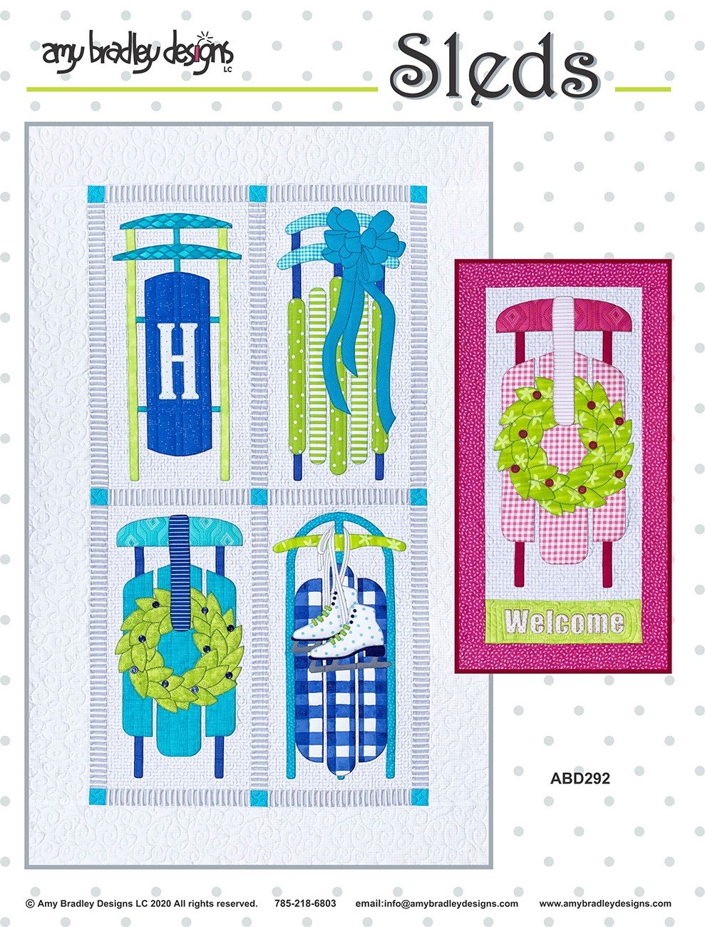 Amy Bradley Designs - Sleds Quilt Pattern - 890848002645