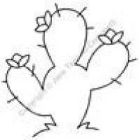 Cactus Stencil Printable