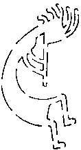 Kokopelli Quilt Stencil - 045285250306