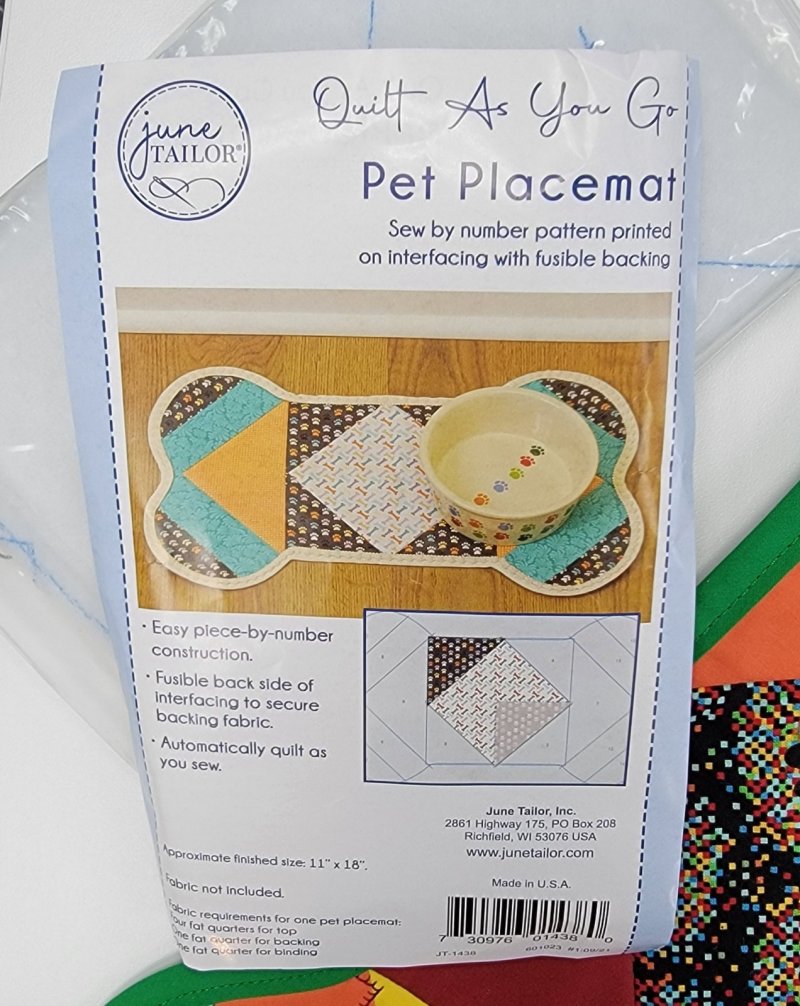 Beginner Class For Adults Pet Placemat Quilt As You Go Beginner Class For Adults Pet Placemat Quilt As You Go
