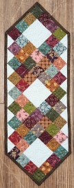 Kim Diehl fabrics in the Pieced Tree Pattern Scrappy Do