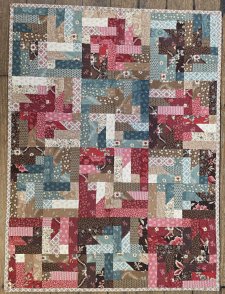 Andover Fabrics Renee Nanneman Always and Forever collection in GE Designs Stripology 2 book from Gudrun Erla