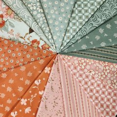 quilters fat quarters from Riley Blake Designs Sandy Gervais Morning Latte collection