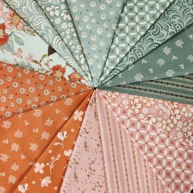 Sandy Gervais Morning Latte Fat Quarter bundle