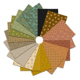Henry Glass Fabrics Kim Diehl Every Heart beats True fat quarter bundle
