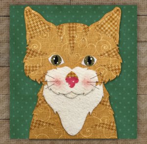 precut, fused cat appliques from The Whole Country Caboodle