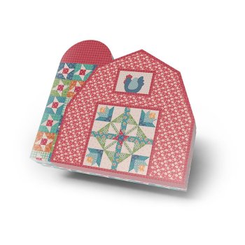 The Hen House quilt kit from Lori Holt comes in an adorable barn box
