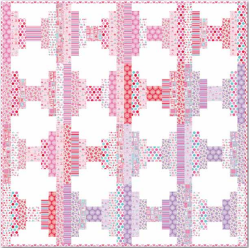 free downloadable quilt pattern to make quilted pieced wall hanging