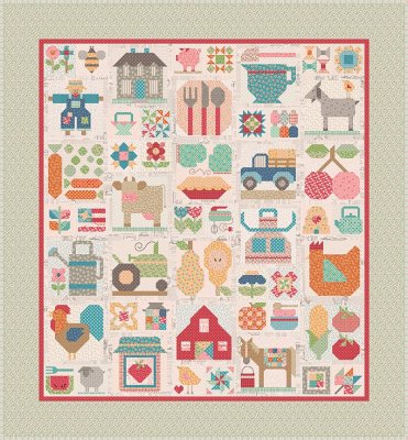 Lori Holt Farmer's Daughter Farm Fresh Fabric Kit Pre-Order