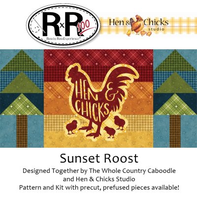 Row by Row Experience 2025 with a theme of The Great Outdoors features our designs Sunset Roost