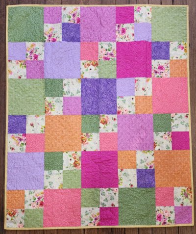 Kalinda pattern from Villa Rosa, simple, easy, beginner friendly quilt pattern