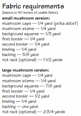 Fabric Requirements