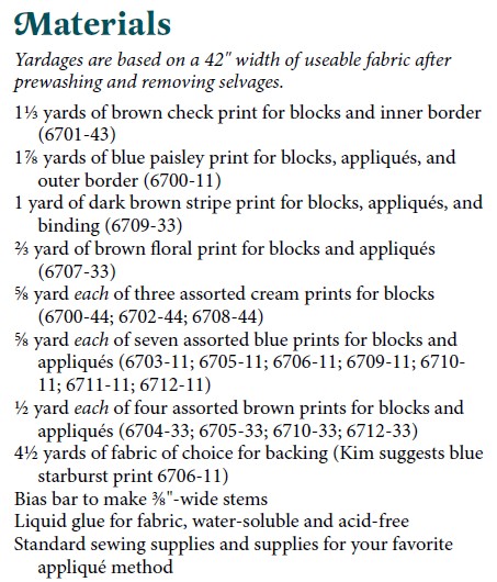 Fabric Requirements