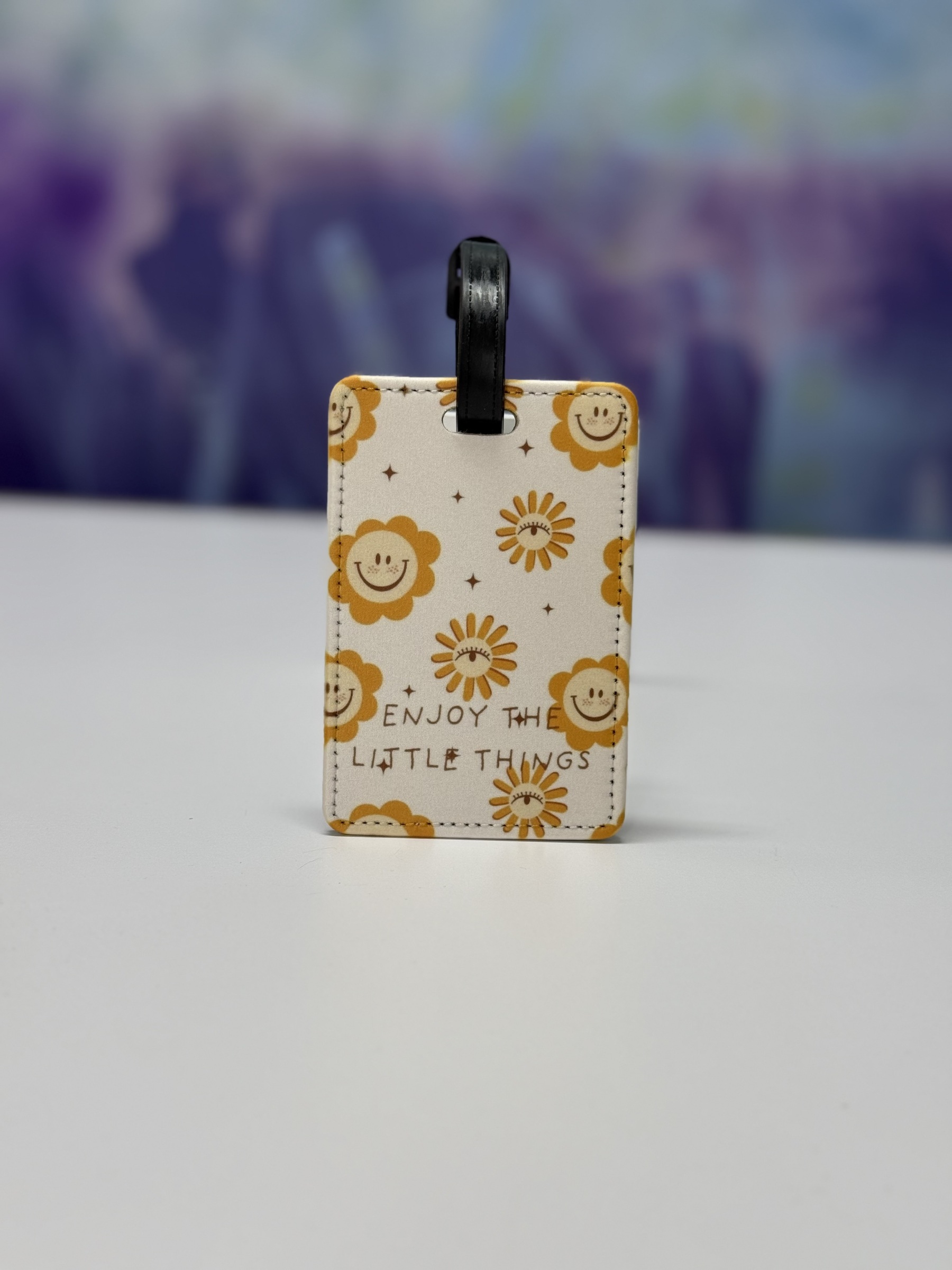 Twin Creations Luggage Tag: Enjoy the Small Things
