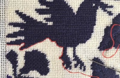 Needlepoint Couching