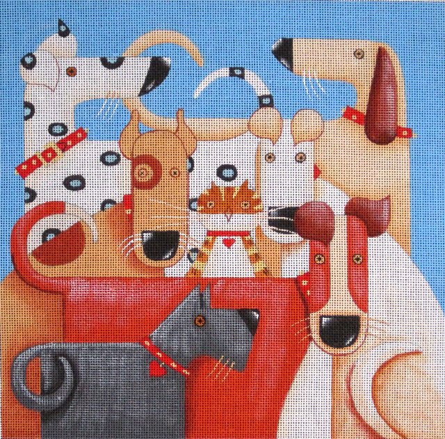 Maggie Needlepoint Under Cover