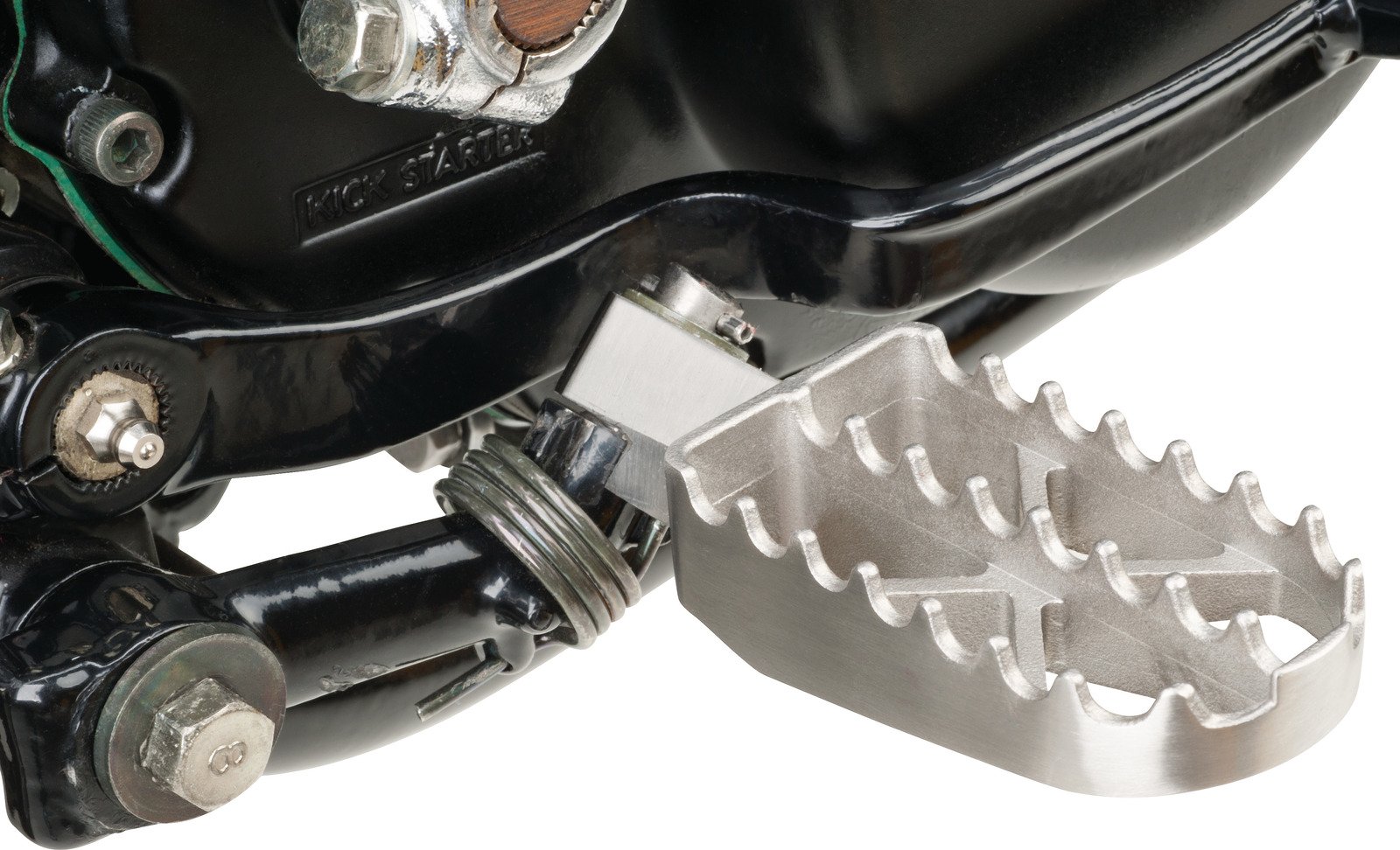 TUSK Billet Race Foot Pegs for Yamaha TW200 1990-2024 TUSK Billet Race Foot Pegs for Yamaha TW200 1990-2024