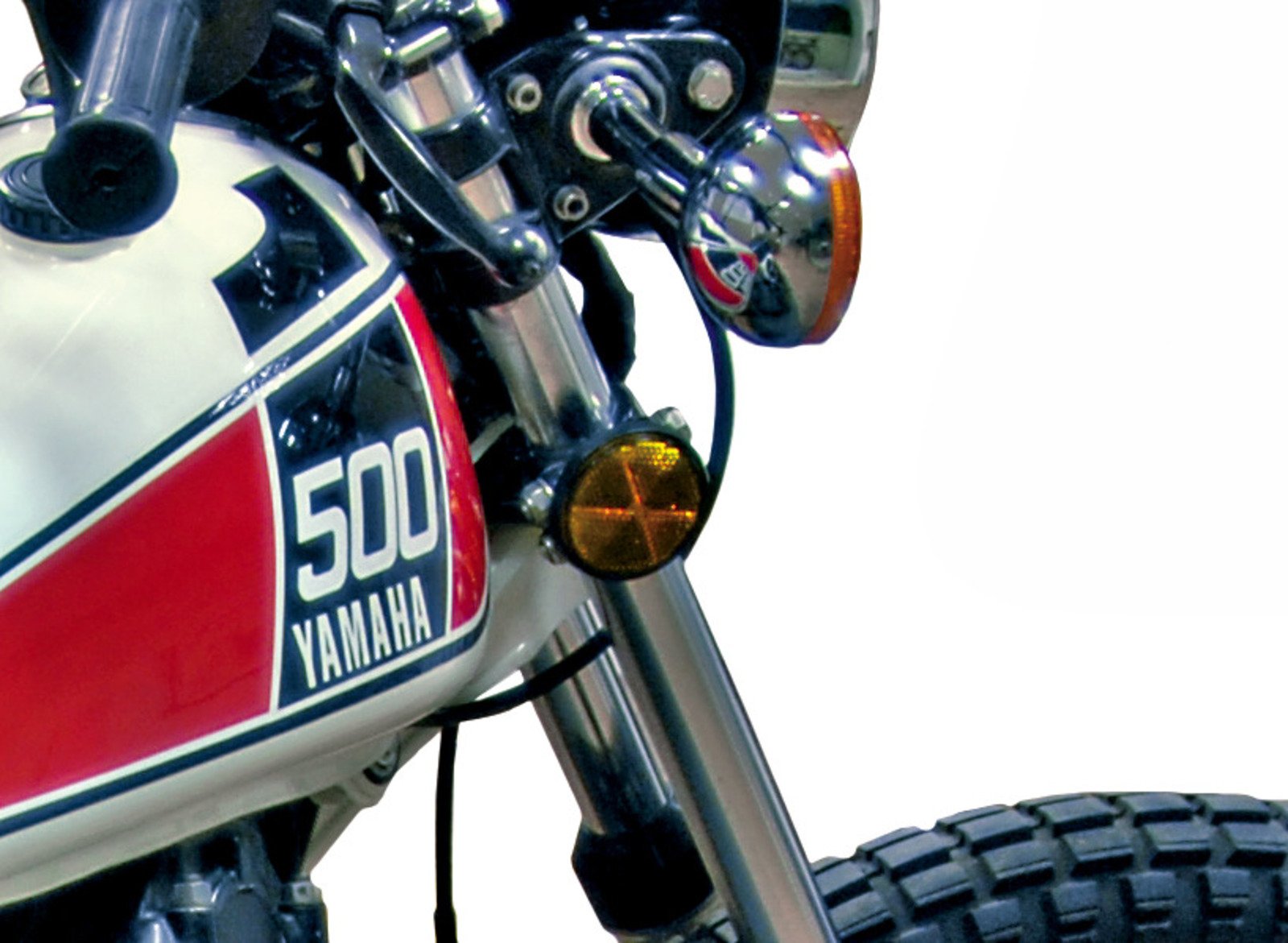 アクセサリー MASA Amber Reflector Kit For Yamaha 1976 1977 1978 1979 XT500