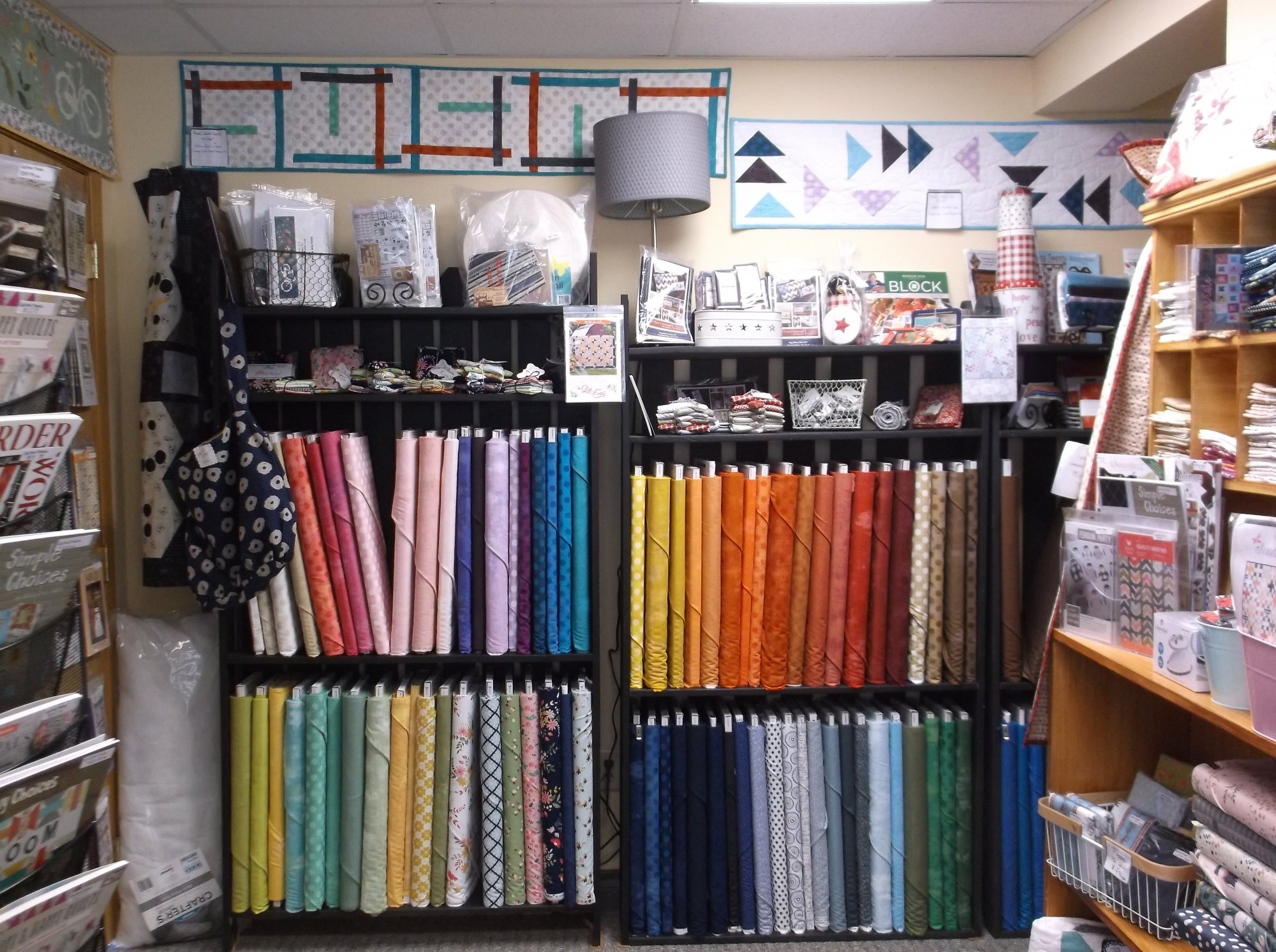 Quilted Posies Quilt Shop Spokane, WA Designer Fabrics