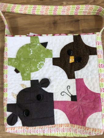 Santa S Workshop Animal Pillow Or Purse Top