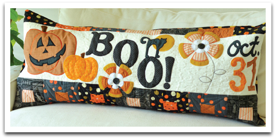 Kimberbell Boo Bench Pillow Applique Or Embroidery Class
