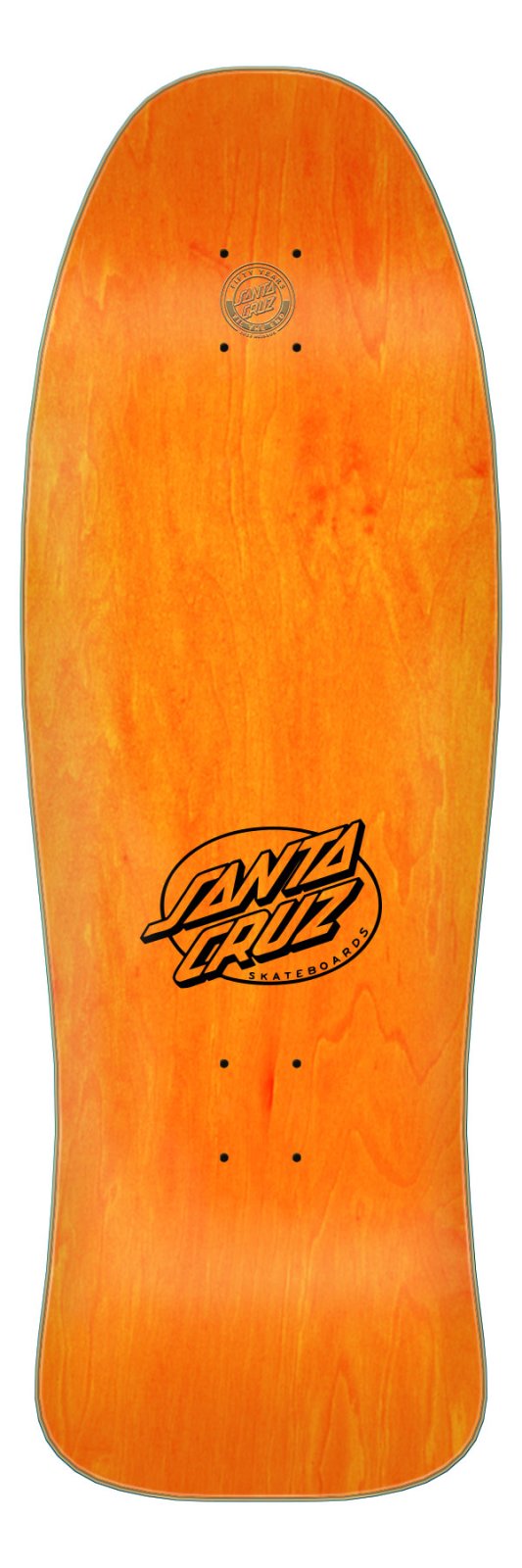 Santa Cruz Kendall Pumpkin Reissue Deck 10.0 White