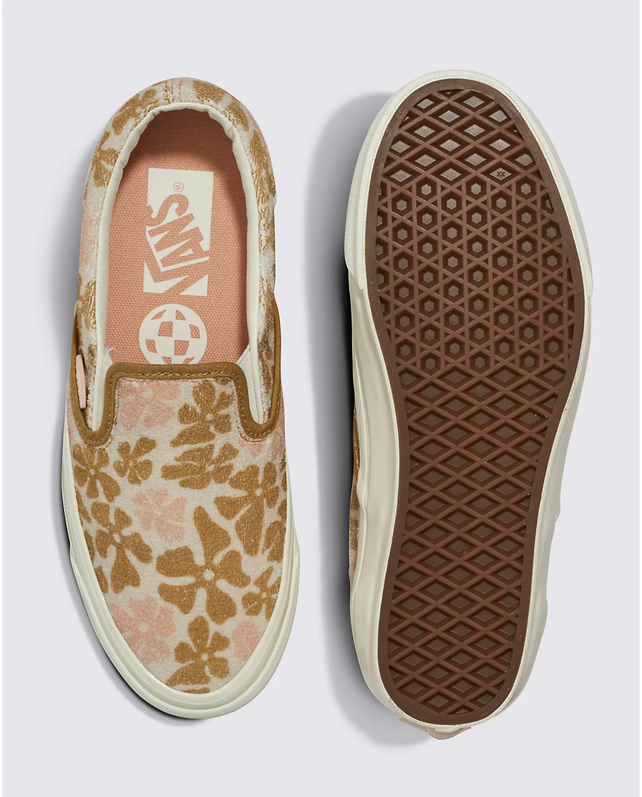 国内配送 VANS SLIP-ON REISSUE 98 GROOVY FLORAL Vans Slip-On Reissue 98 Groovy Floral Peach - 197063341482