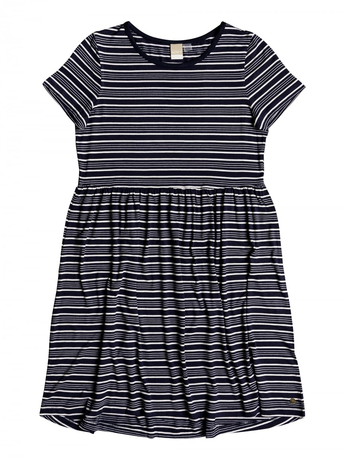 Roxy Fame For Glory Dress Blues Horizontal Stripe - 191274702353