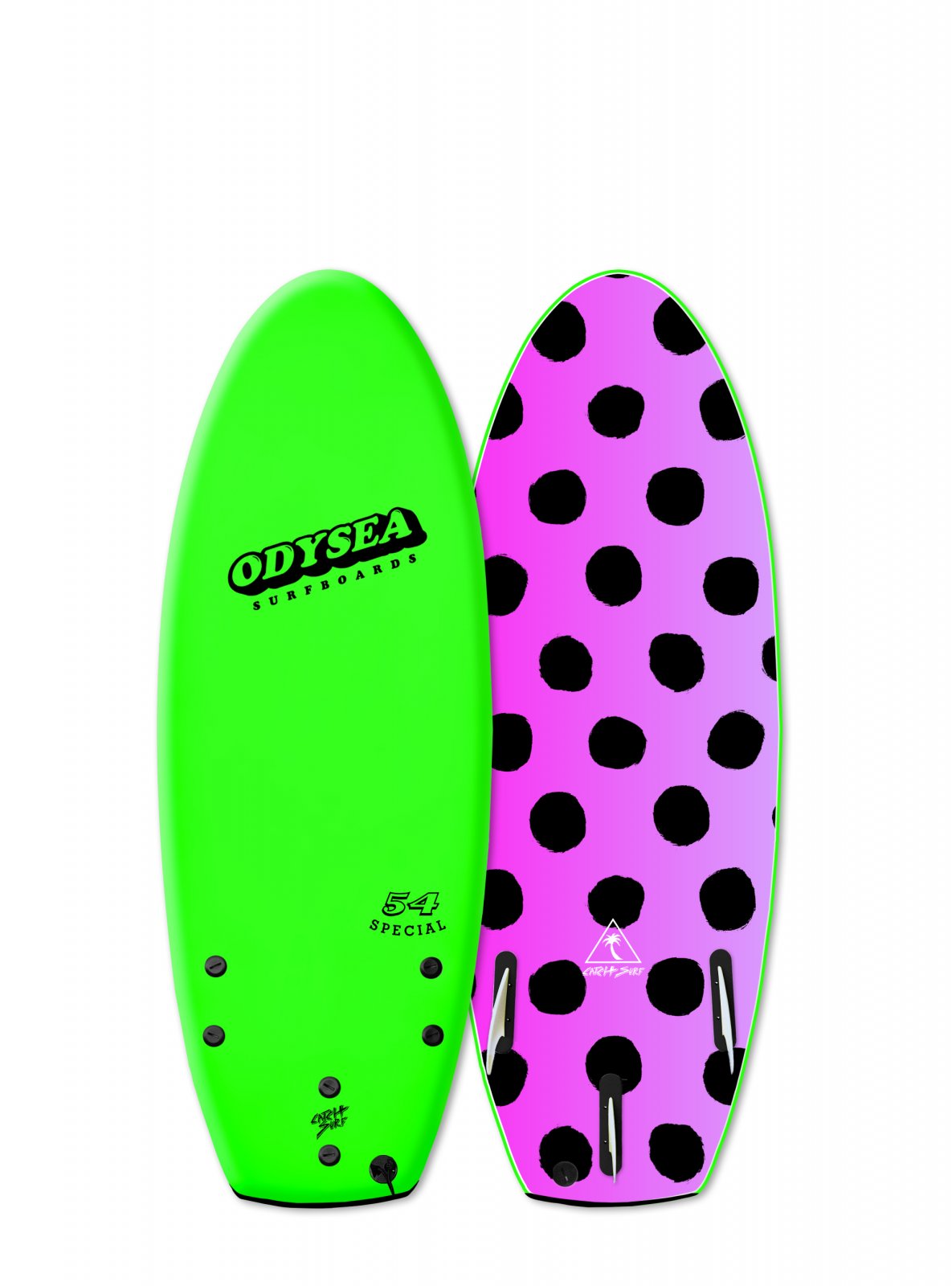 Catch Surf Odysea 54" Special Tri Fin Soft Surfboard – Fun, Durable Soft Top Board For All Skill Levels