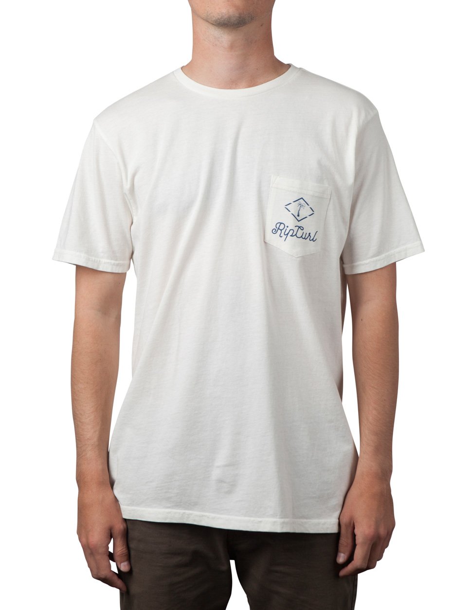 Rip Curl Luau Heritage Pocket Tee Off White - 9349193375023