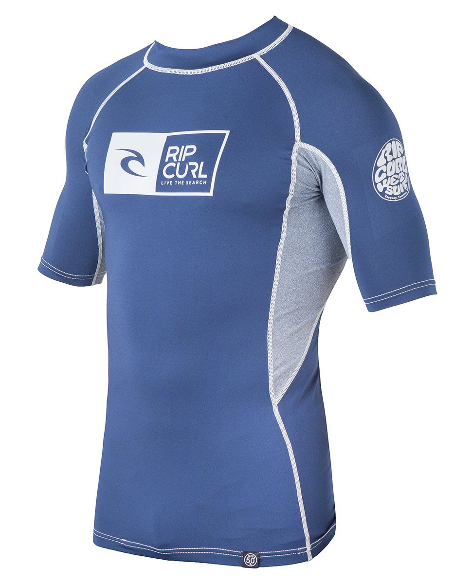 Rip Curl Ripawatu S/S Rashguard Navy Heather