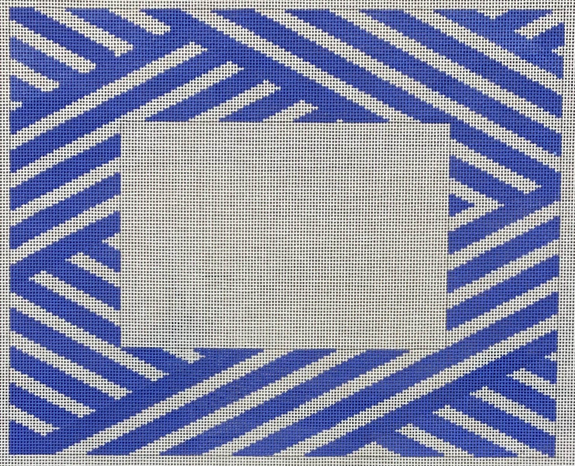 Blue & White Stripe Frame