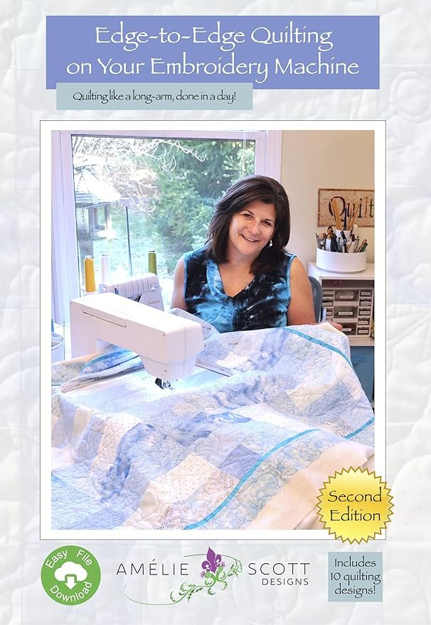 Edge to Edge Quilting in the HoopL