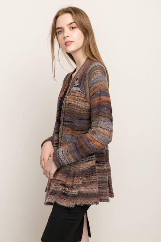 peplum sweater jacket