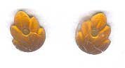 Mill Hill Glass Treasures 12307 Petite Leaves Matte Autumn Topaz -  098063123071