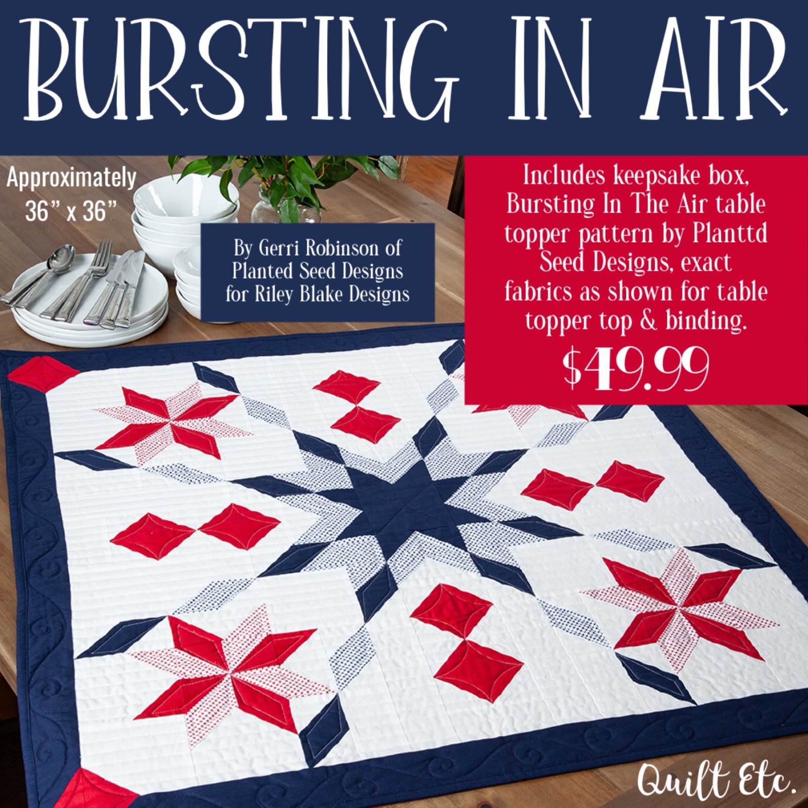Bursting In Air Table Topper Kit