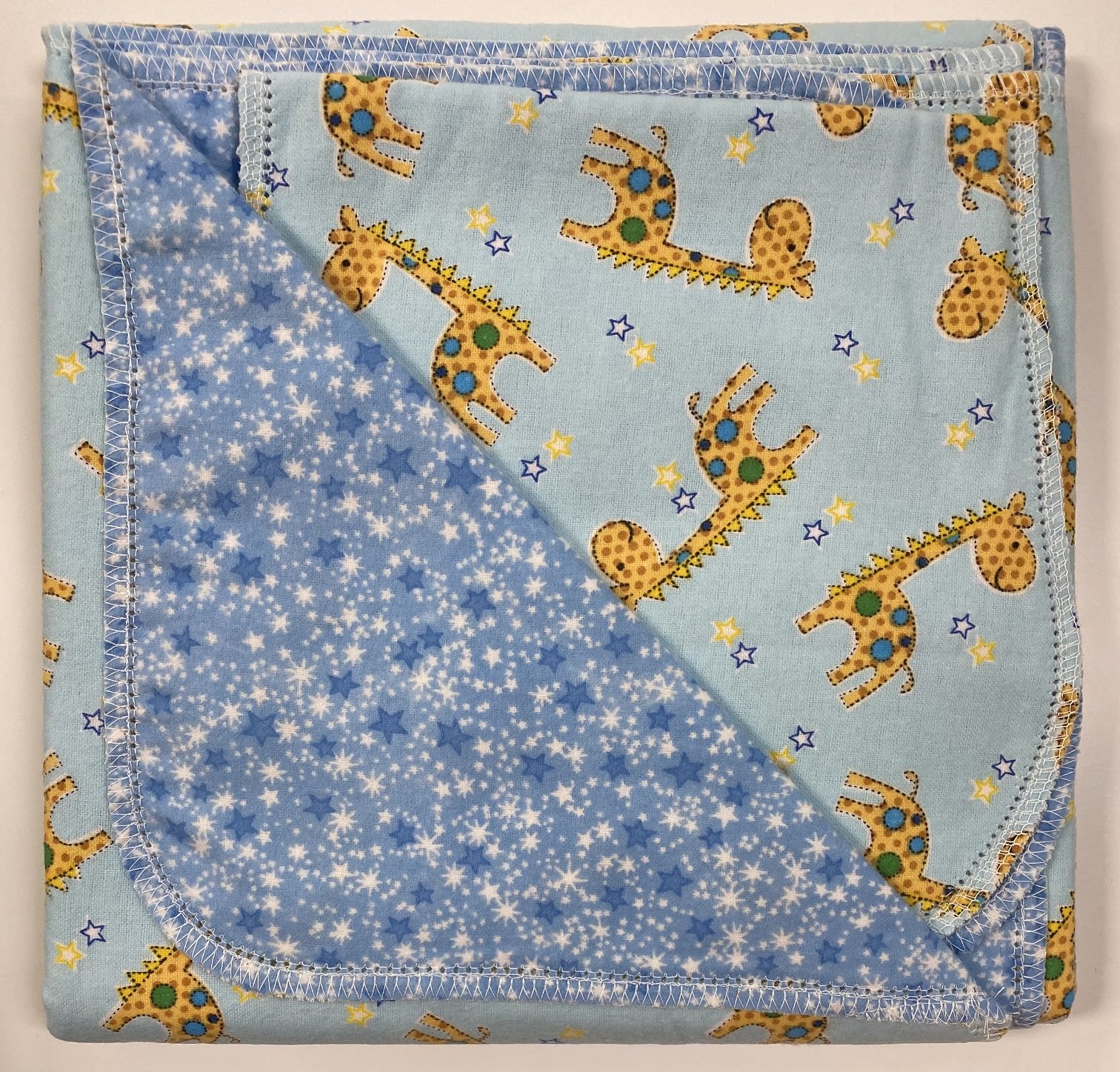 Hemstitched Receiving Blanket & Burp Cloth